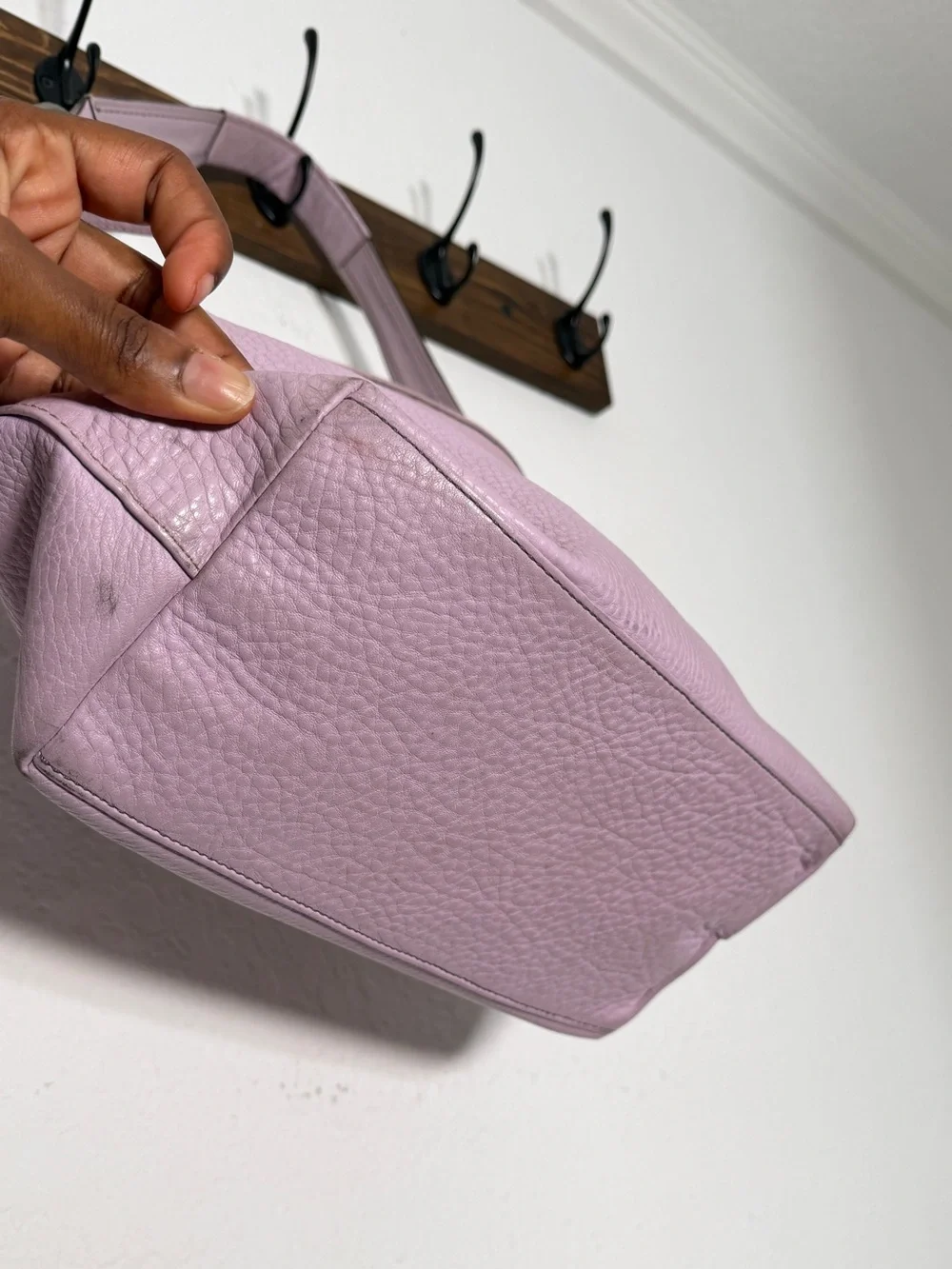 Vintage Coach Sarah Hobo Bag F13094 Leather Shoulder Purse Y2k Lavender